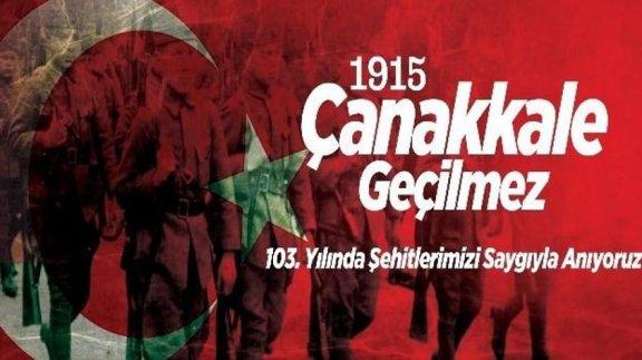 18 Mart Şehitleri Anma Günü ve Çanakkale Deniz Zaferi´nin 103. Yıldönümü Programı