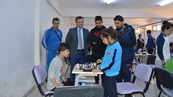 İlçemiz Ortaokulları Arası Satranç Turnuvası Yapıldı